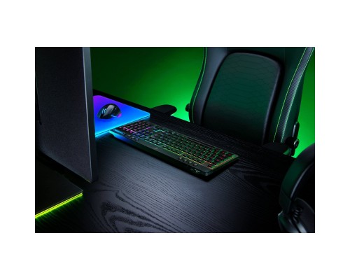 Клавіатура Razer BlackWidow V4 Low-Profile Wireless/Bluetooth/USB Orange switch UA Black (RZ03-05270800-R3M1)