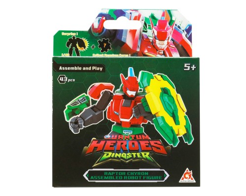 Конструктор Dinoster Робот - Раптор Хайрон (EU580881A-3)