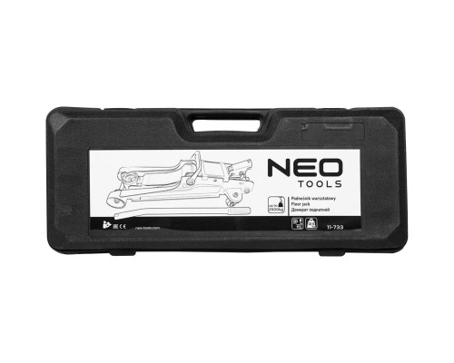 Домкрат Neo Tools гідравлічний, підкатний, 2.5т, 85-385мм (11-733)