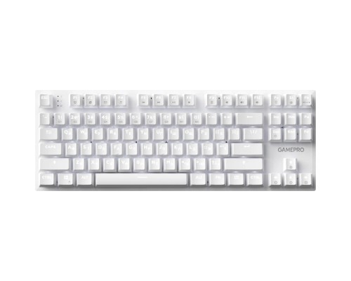 Клавіатура GamePro Genesis Joker MK124W Outemu Red Switch USB UA White (MK124W)