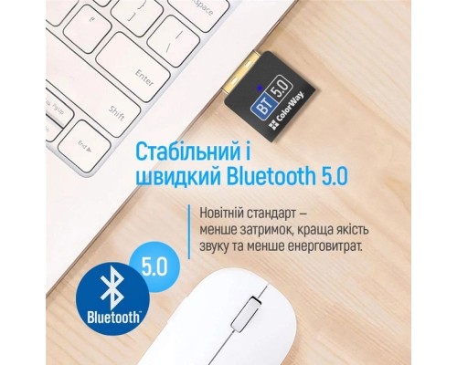 Bluetooth-адаптер ColorWay Bluetooth BT 5.0 (CW-AD-BT50)