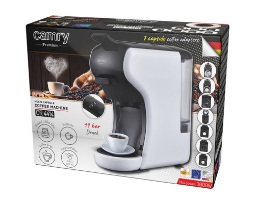 Капсульна кавоварка Camry CR 4414 white