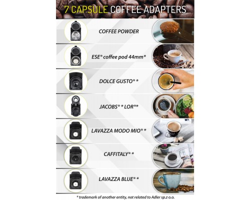 Капсульна кавоварка Camry CR 4414 white