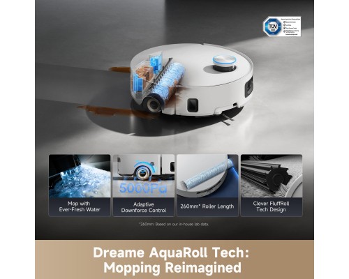 Пилосос Dreame Aqua 10 Ultra Roller Complete White (RLH71DE-1-wh)