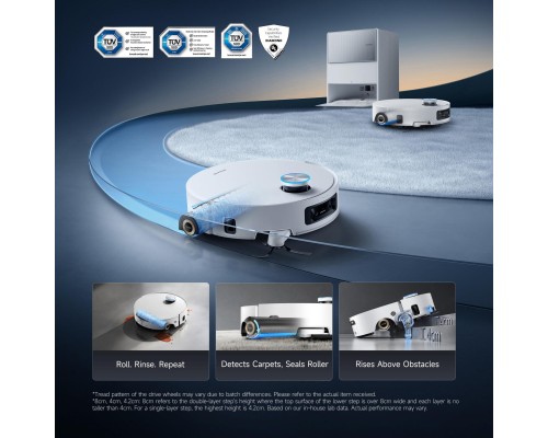 Пилосос Dreame Aqua 10 Ultra Roller Complete White (RLH71DE-1-wh)