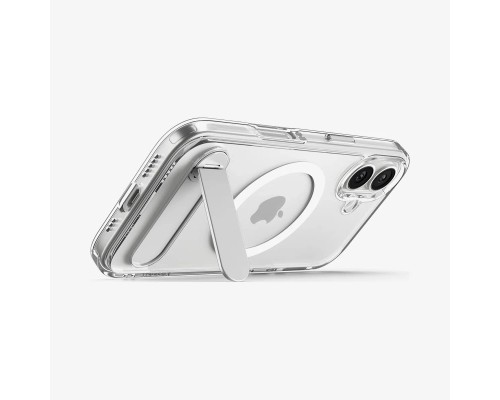 Чохол до мобільного телефона Spigen Ultra Hybrid S MagFit iPhone 17 Clear White (ACS09981)