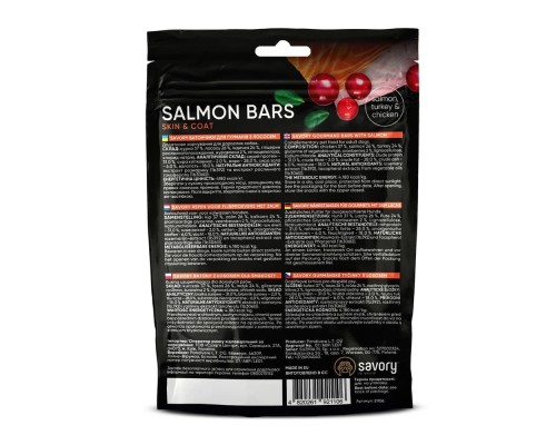 Ласощі для собак Savory Bars With Salmon 100 г (4820261921106)