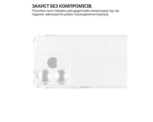 Чохол до мобільного телефона BeCover Anti-Shock Xiaomi Redmi 13x Clear (714707)