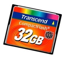 Карта пам'яті Transcend 32Gb Compact Flash 133x (TS32GCF133) 