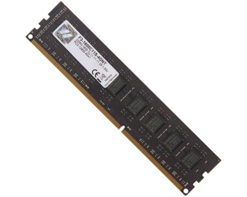 Модуль пам'яті для комп'ютера DDR3 4GB 1600 MHz G.Skill (F3-1600C11S-4GNT)