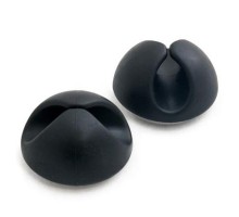 Тримач для кабелю Extradigital Cable Clips, black * 6 (KBC1663)
