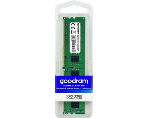 Модуль пам'яті для комп'ютера DDR4 8GB 2666 MHz Goodram (GR2666D464L19S/8G)