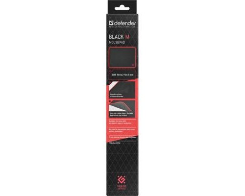 Килимок для мишки Defender Black M (50560)