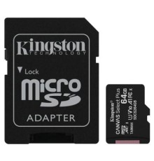 Карта пам'яті Kingston 64GB micSDXC class 10 A1 Canvas Select Plus (SDCS2/64GB)