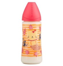 Пляшечка для годування Suavinex Морські історії 360 мл рожева (304003)