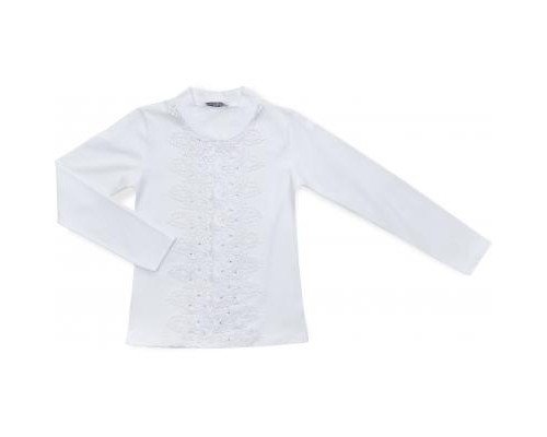 Кофта дитяча Matilda з мереживом (10053-2-158G-white)