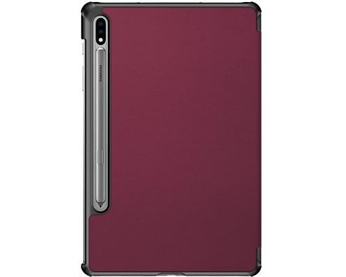 Чохол до планшета BeCover Smart Case Samsung Galaxy Tab S7 (SM-T875)/S8 (SM-X700/SM-X706) Red Wine (705224)
