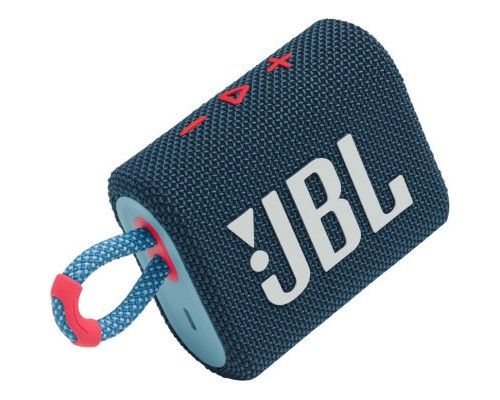 Акустична система JBL Go 3 Blue Coral (JBLGO3BLUP) 