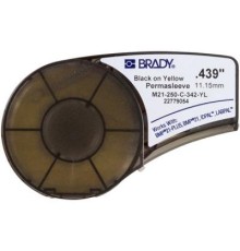 Етикетка Brady термозбіжна трубка, 2.39 - 5.46, Black on Yellow (M21-250-C-342-YL)
