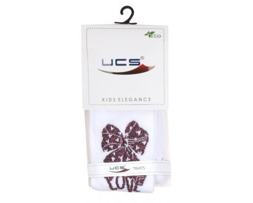 Колготки дитячі UCS Socks з бантом (M0C0301-2158-7G-white)