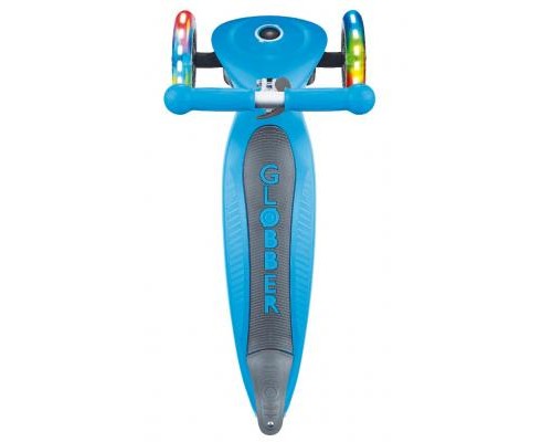 Самокат Globber Primo Foldable Lights Led блакитний (432-101-2)