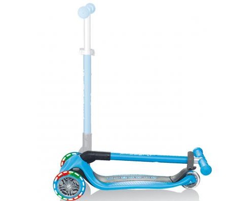 Самокат Globber Primo Foldable Lights Led блакитний (432-101-2)