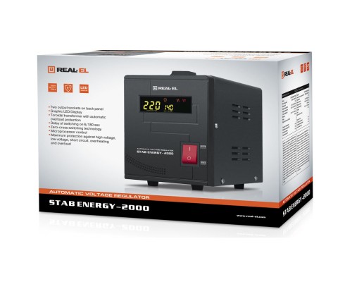 Стабілізатор REAL-EL STAB ENERGY-2000 (EL122400013)