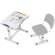 Парта зі стільцем FunDesk Olea Grey (516043)