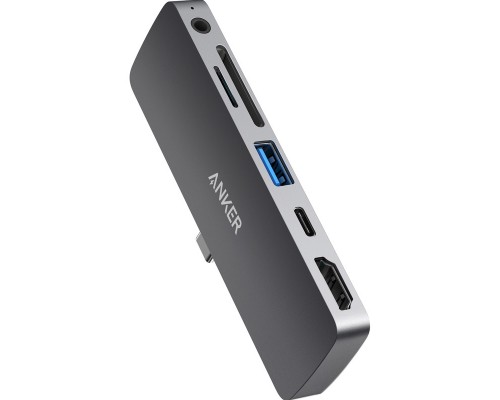Концентратор Anker PowerExpand Direct 6-in-1 USB-C PD Media Hub (Gray) (A83620A1)