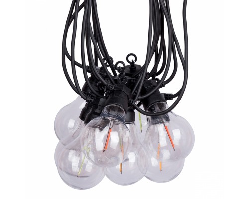 Гірлянда YES! Fun ретро LED вулична 10 ламп, 6 м, IP44, багатобарвна, 8 м (801173)