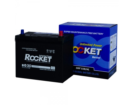 Акумулятор автомобільний ROCKET 45Ah (SMF 55B24L)