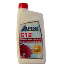 Антифриз Alpine C12 Langzeitkuhlerfrostschutz ready-mix -36C чер, 1,5л (1,7к (RM 1185-15)