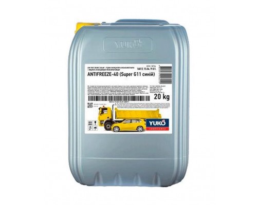 Антифриз Yuko -40 Super G11 синій 20л (4820070248944)
