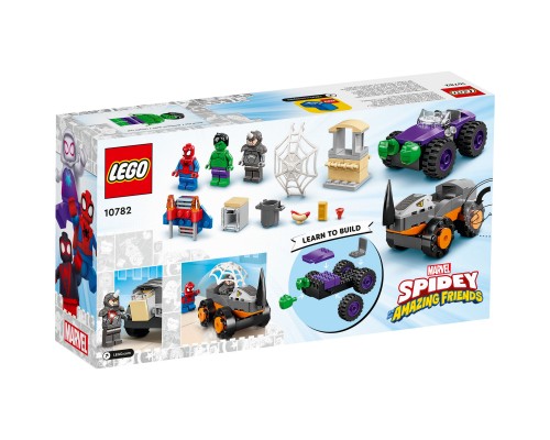 Конструктор LEGO Disney Сутичка Халка і Носорога на вантажівках (10782)
