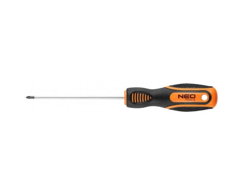 Викрутка Neo Tools хрестова, PZ0 x 100 мм, CrV (04-182)