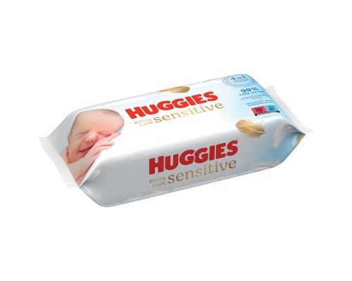 Дитячі вологі серветки Huggies Pure Extra Care 56шт (5029053568706)