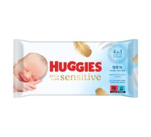 Дитячі вологі серветки Huggies Pure Extra Care 56шт (5029053568706)