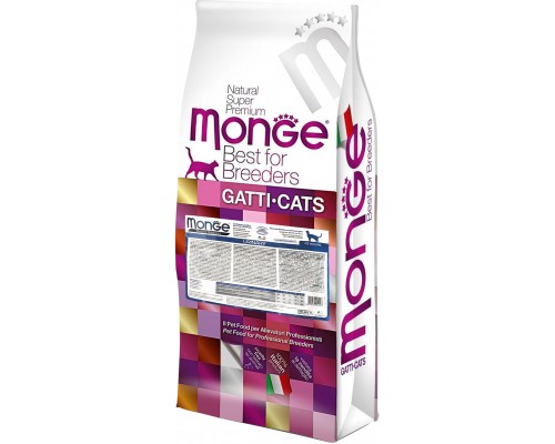 Сухий корм для кішок Monge Cat Urinary зі смаком лосося і рису 10 кг (8009470004916)