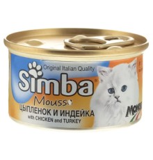 Консерви для котів Simba Cat Wet курка та індичка 85 г (8009470009447)