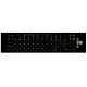 Наклейка на клавіатуру XoKo 68 keys UA/rus green, Latin white (XK-KB-STCK-MD)