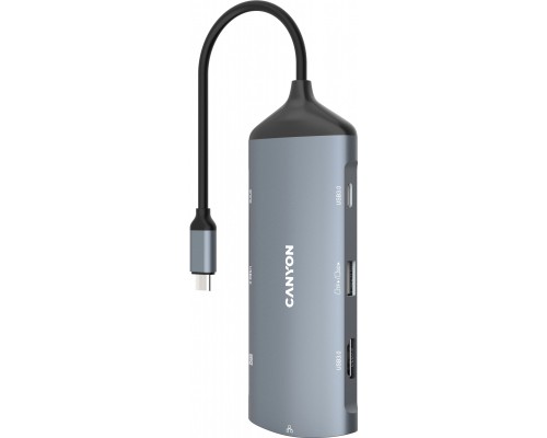 Порт-реплікатор Canyon 8-in-1 USB-C (CNS-TDS15)
