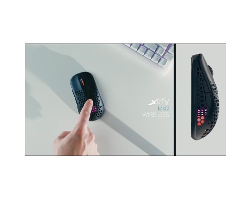 Мишка Xtrfy M42 RGB Wireless Black (M42W-RGB-BLACK)