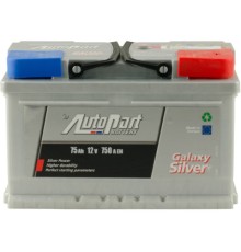 Акумулятор автомобільний AutoPart 75 Ah/12V sb Galaxy Silver (ARL075-GAL0)