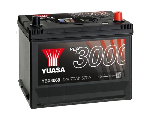 Акумулятор автомобільний Yuasa 12V 72Ah SMF Battery (YBX3068)