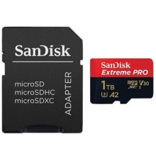 Карта пам'яті SanDisk 1 TB microSDXC UHS-I U3 Extreme Pro+SD Adapter (SDSQXCD-1T00-GN6MA)