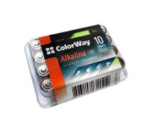 Батарейка ColorWay AAA LR03 Alkaline Power (лужні) * 24шт plastic box (CW-BALR03-24PB) 