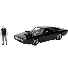 Машина Jada металева Форсаж Dodge Charger Street (1970) + фігурка Домініка Торетто 1:24 (253205000)