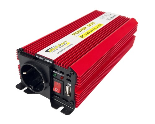 Автомобільний інвертор Bottari DC 12V - AC 230V 600W 