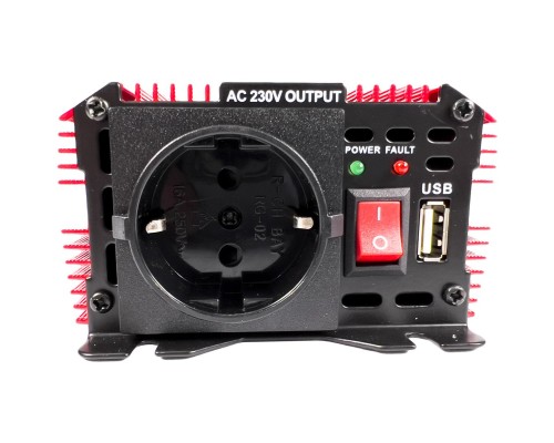 Автомобільний інвертор Bottari DC 12V - AC 230V 600W 