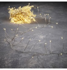 Гірлянда Luca Lighting кластер, срібна струна, 20 м, теплий білий (8718861852684)
